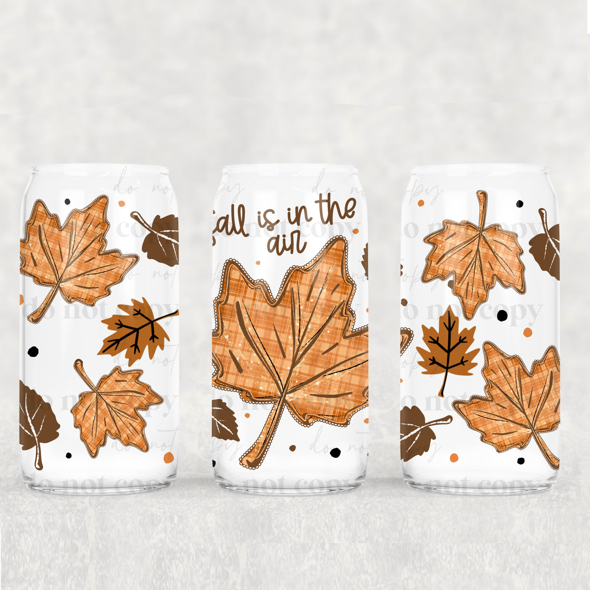 Fall is in the air leaves (CSC) UV DTF Transfer