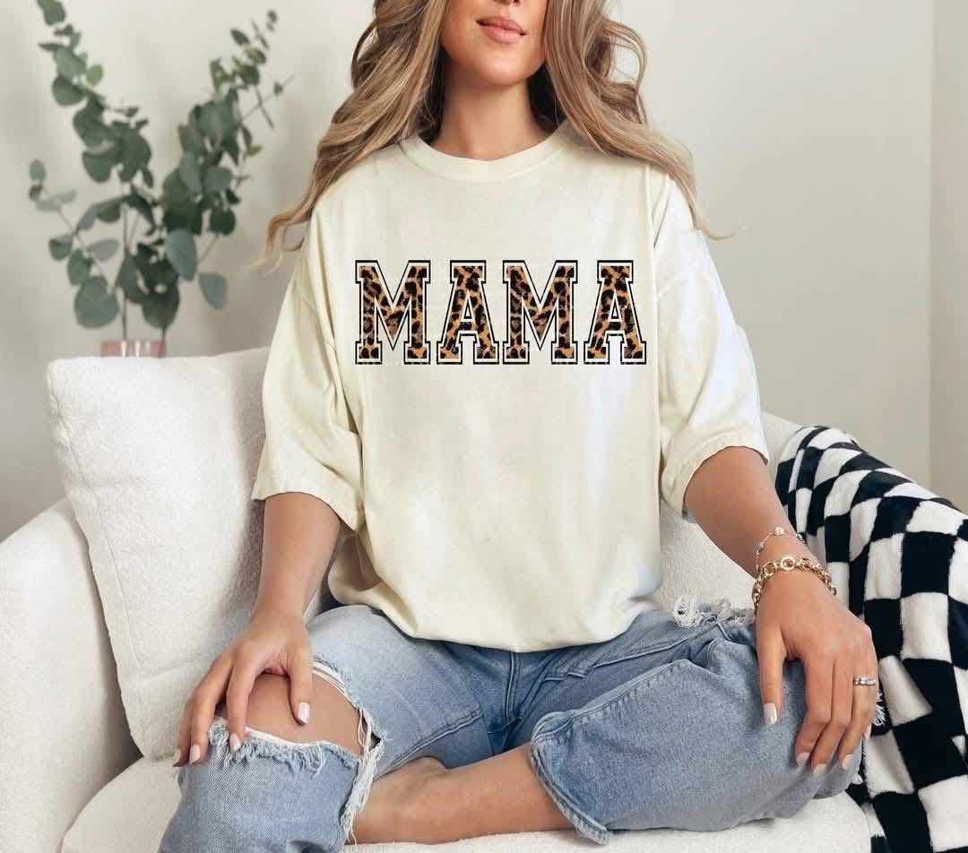 Mama leopard filled (40E) 95781 DTF transfer