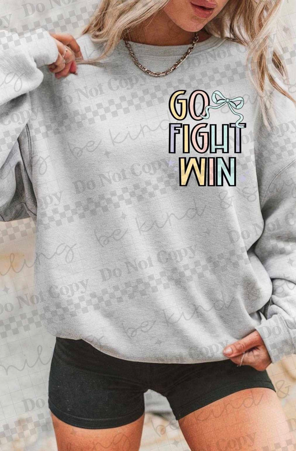 Go fight win pastel colors (CMLD) 84714 DTF transfer
