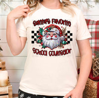 Santa’s favorite school counselor (caplinger) 62867 DTF transfer