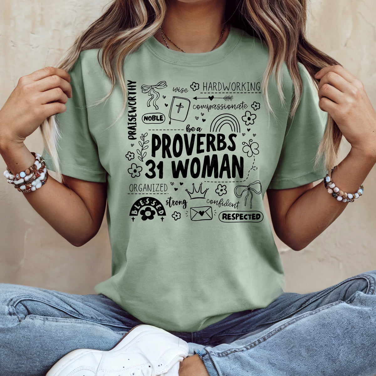 Proverbs collage (all black) DTF Transfer