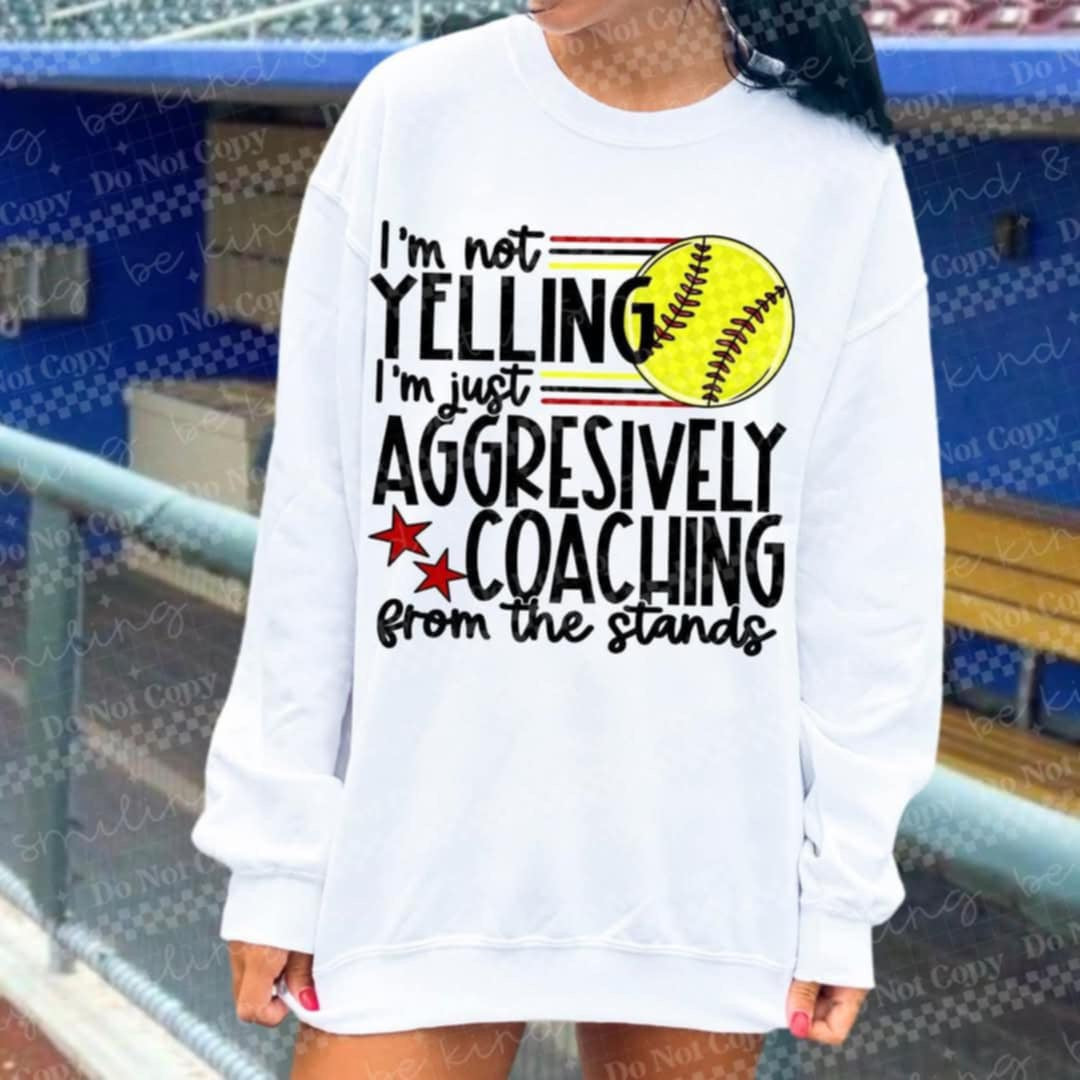 I’m not yelling softball (CMLD) 90237 DTF transfer