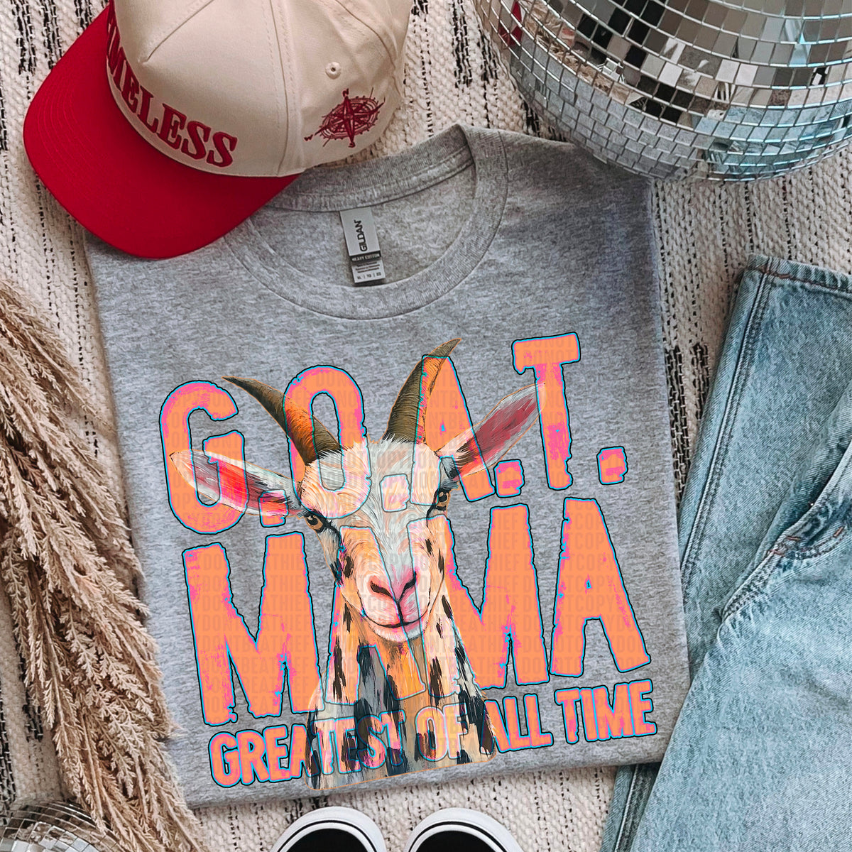 G.O.A.T mama 97535 DTF transfer