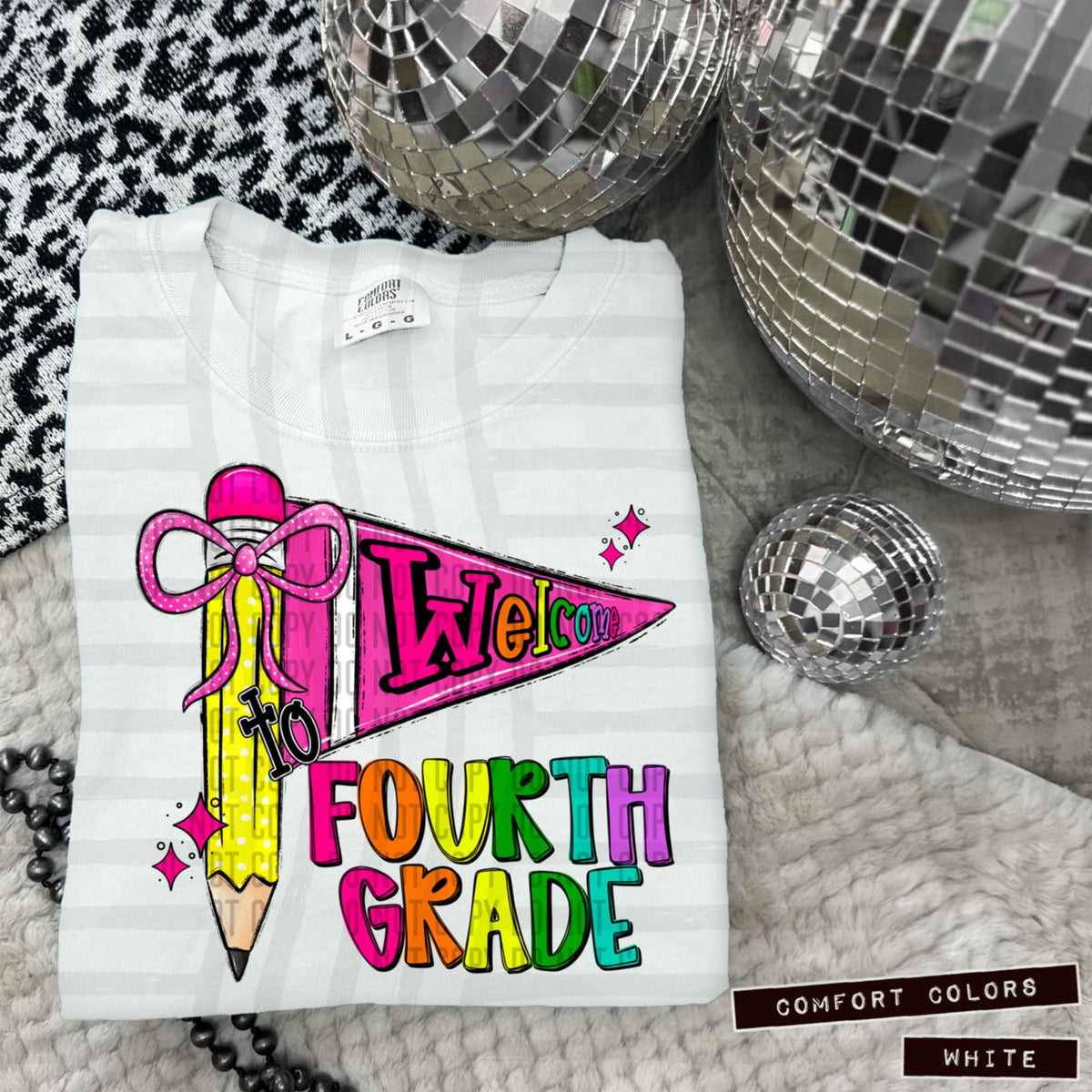 Welcome To 4th Grade (caplinger) DTF transfer