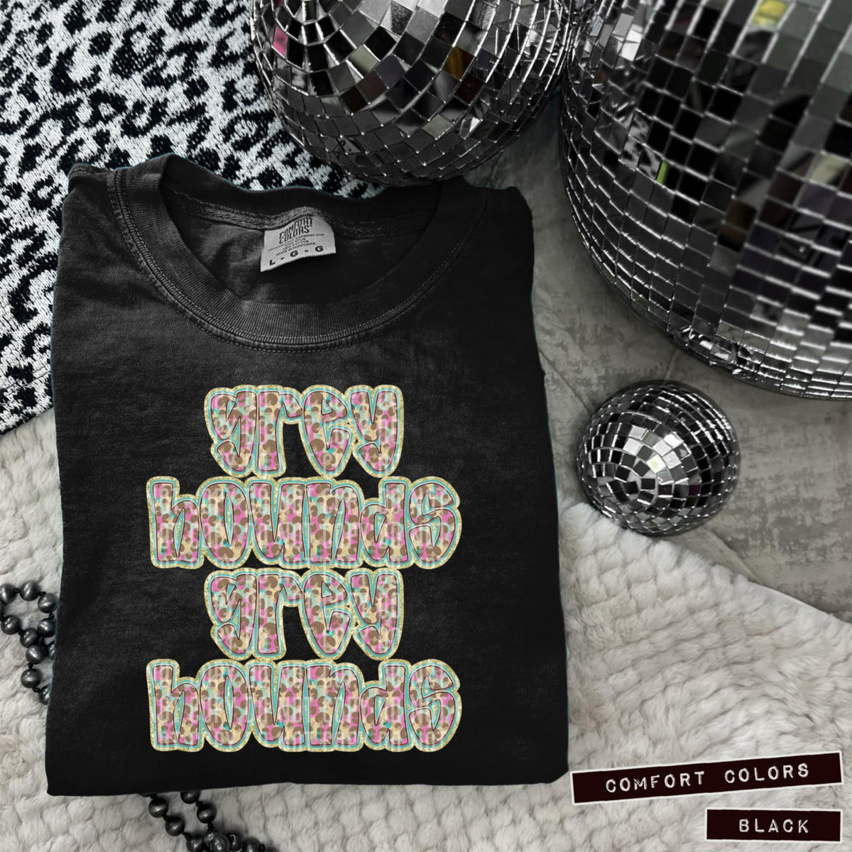 Greyhounds Leopard Stacked (Caplinger) 98479 DTF transfer