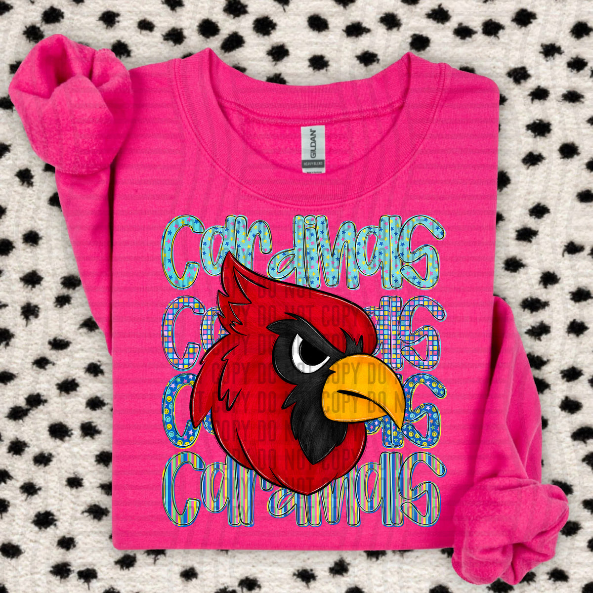 Cardinals chaos stacked (Caplinger) DTF Transfer