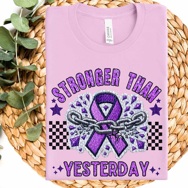 Stronger than yesterday (HW) 58363 DTF transfer