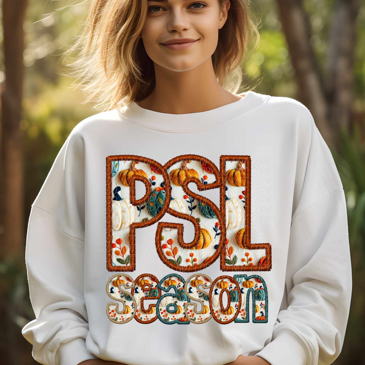 PSL season (embroidered season) (CITY) 62332 DTF transfer