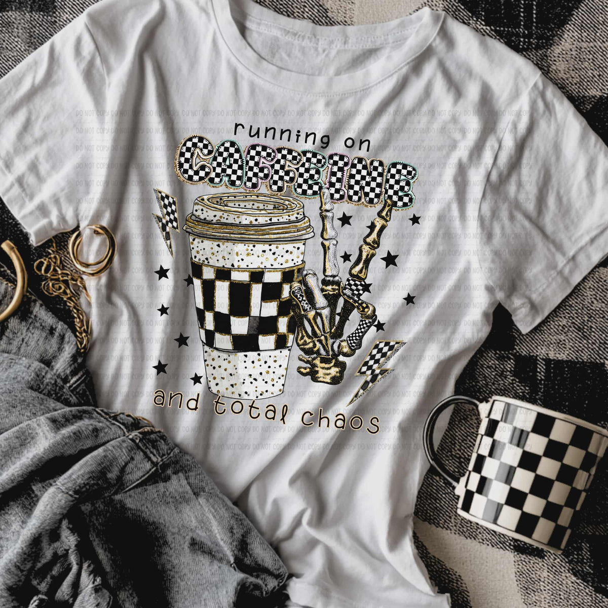 Caffeine and Total Chaos (REVEL) DTF Transfer