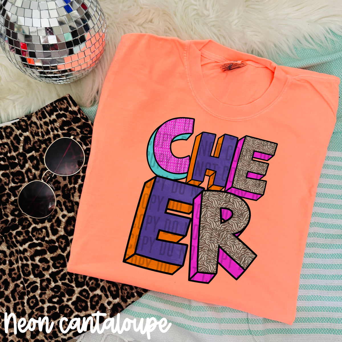 cheer purple block (caplinger) DTF transfer