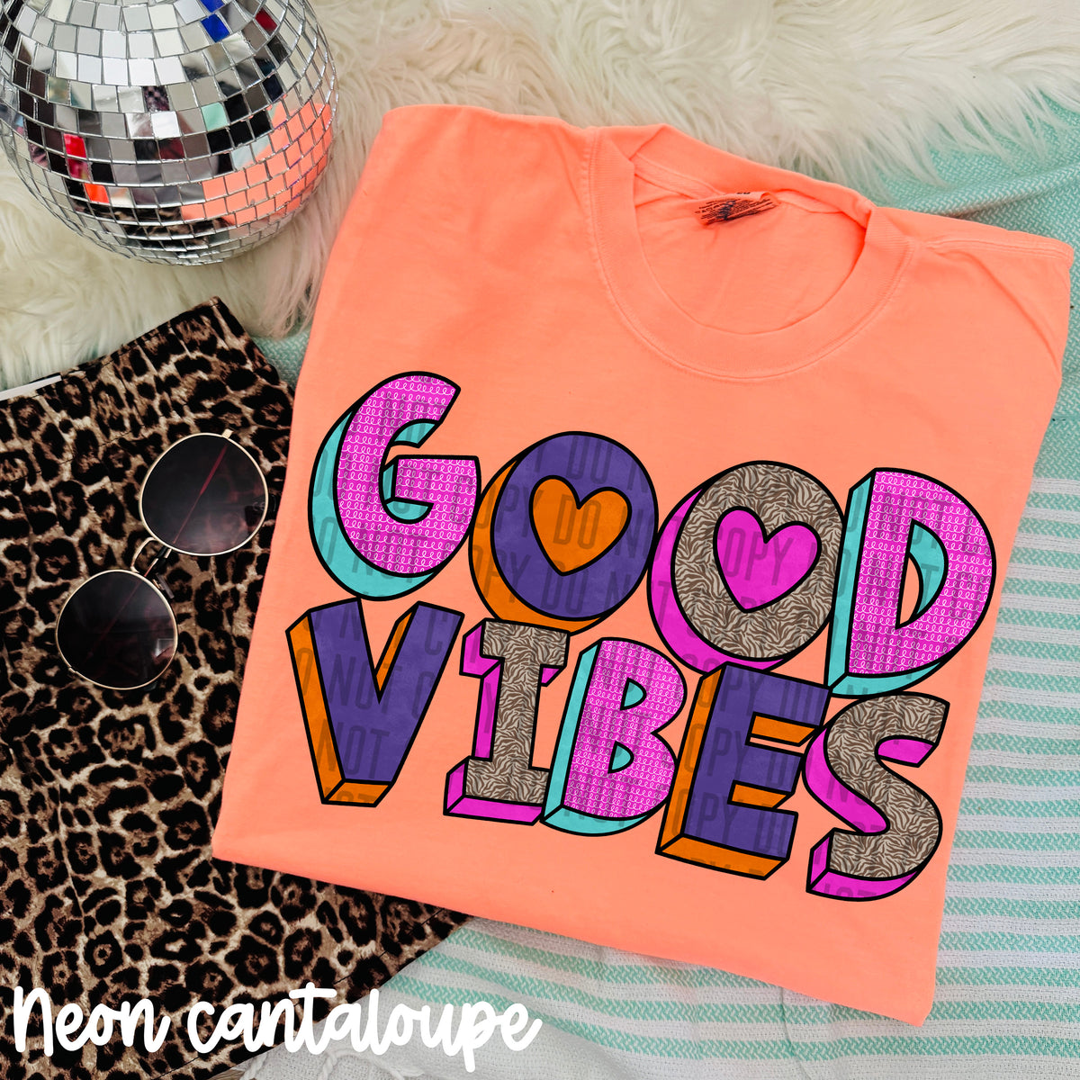 good vibes purple blocks (caplinger) DTF