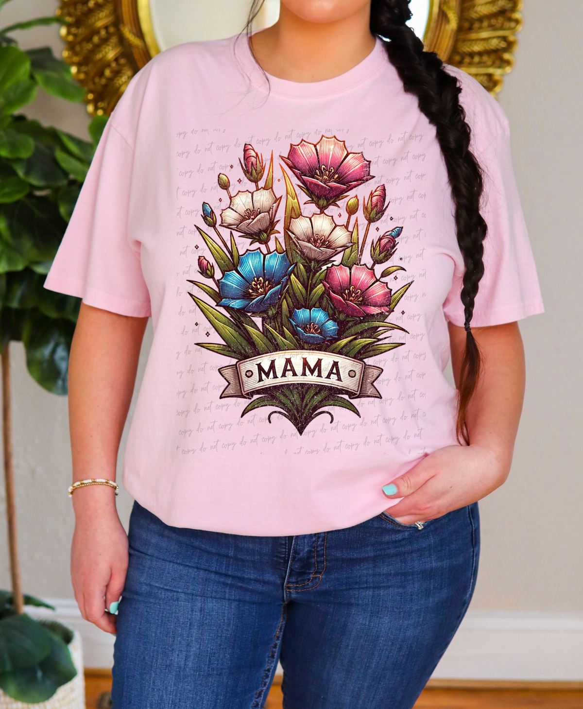 Mama floral boquet 28897 DTF Transfer