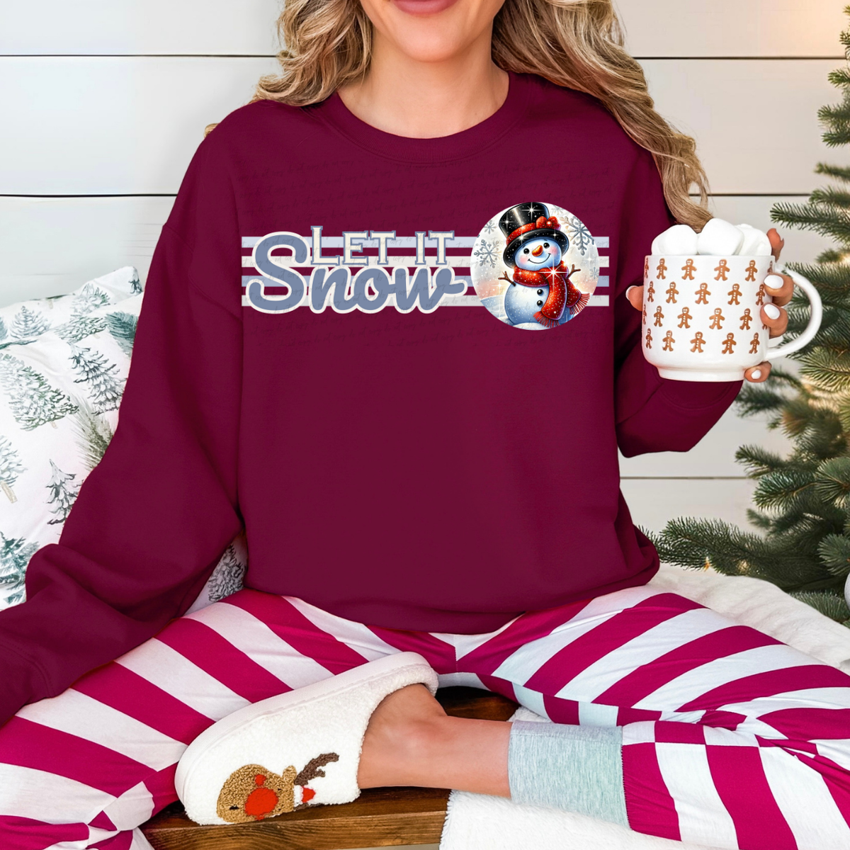 Let It Snow DTF Transfer