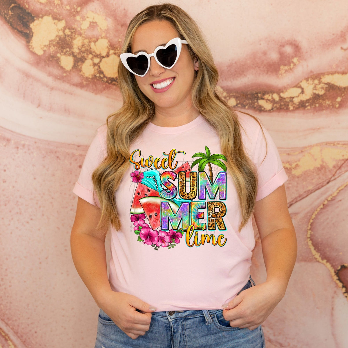 Sweet Summer Time Watermelon-38018-DTF transfer