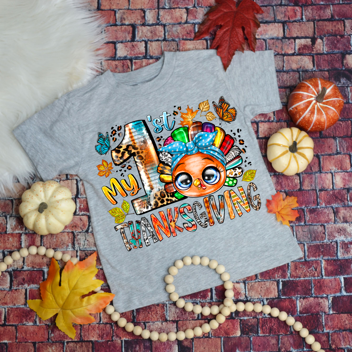 My 1st Thanksgiving (RD) DTF transfer