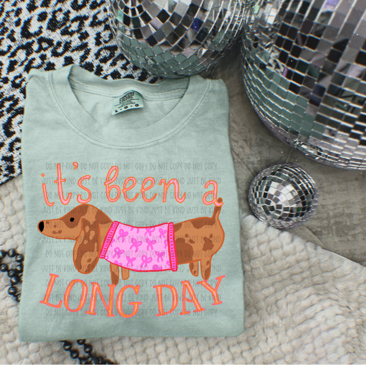 It's Been A Long Day Dachsund Brown (Withouth Bow) (Kayndi) 78235 DTF Transfer
