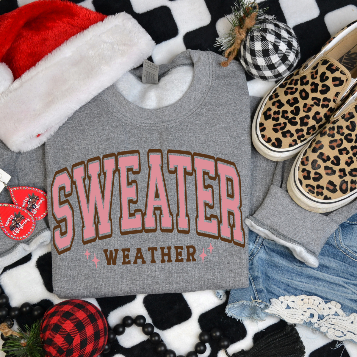 Sweater Weather (PINK) 68330 DTF Transfer