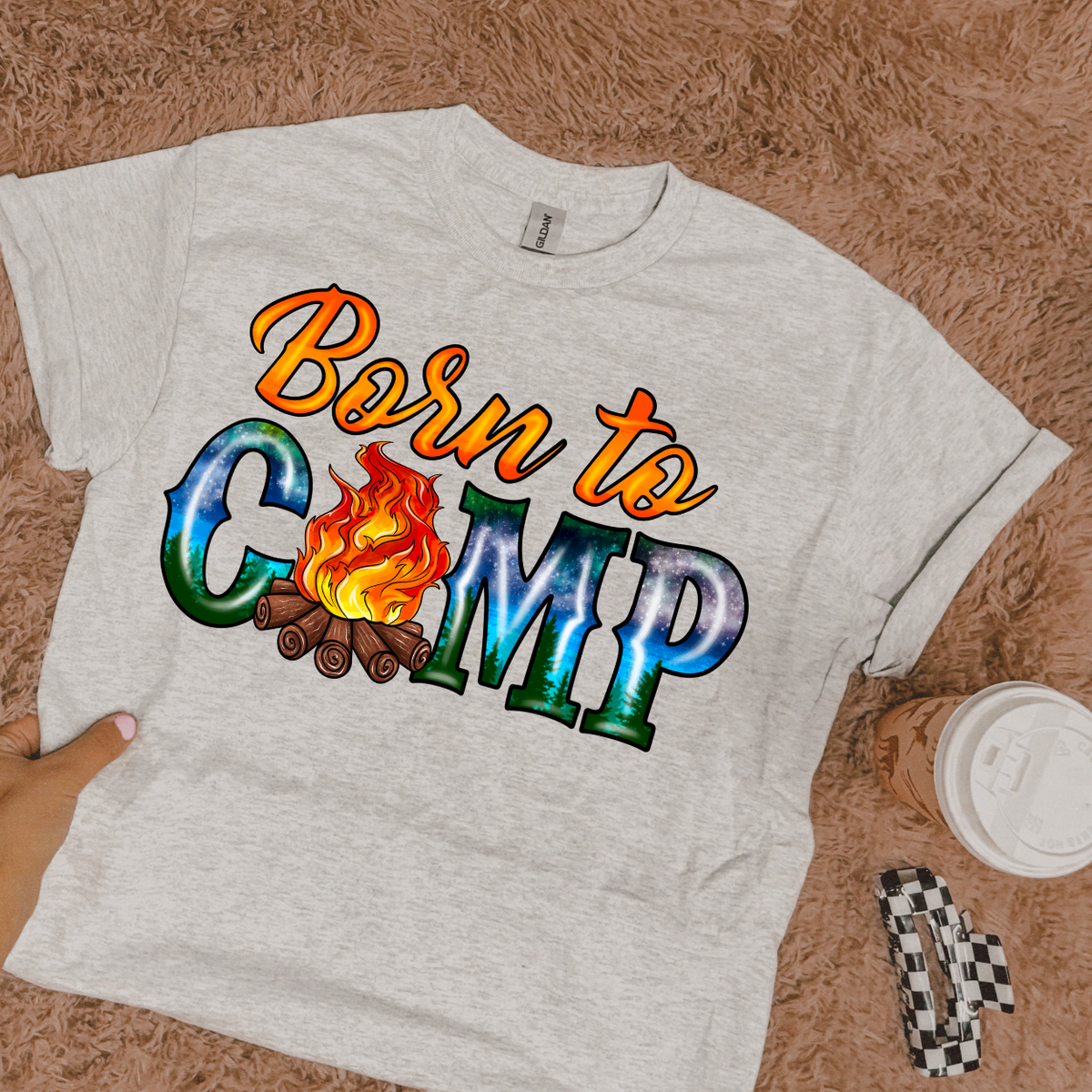 Born To Camp (RD) DTF Transfer