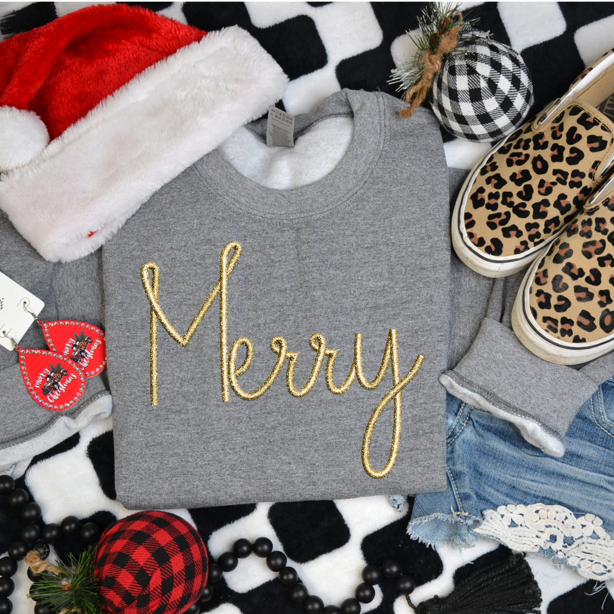 Merry (Gold) 68377 DTF Transfer