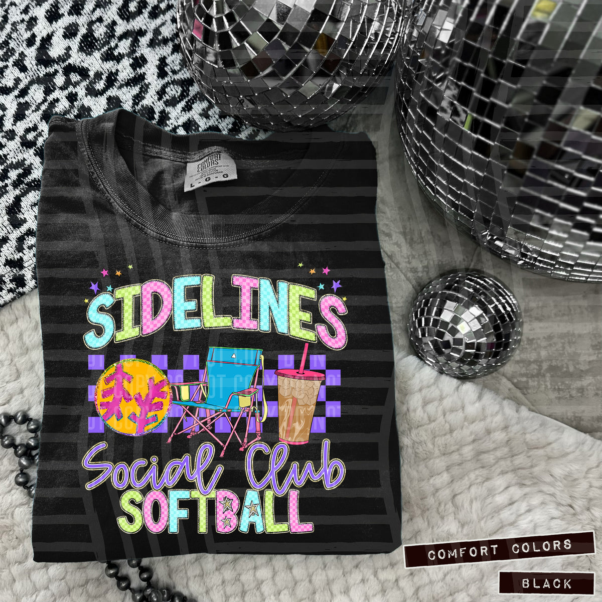 Sidelines social club softball (Caplinger) 100237 DTF transfer