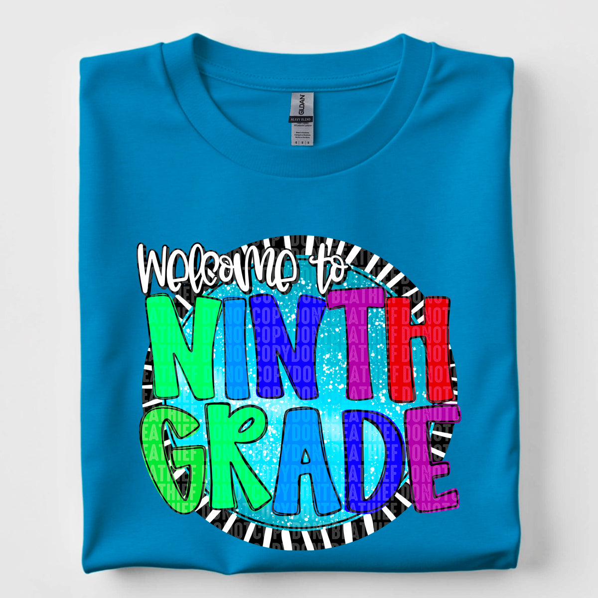 Welcome To Ninth Grade - Boy 104542 DTF transfer