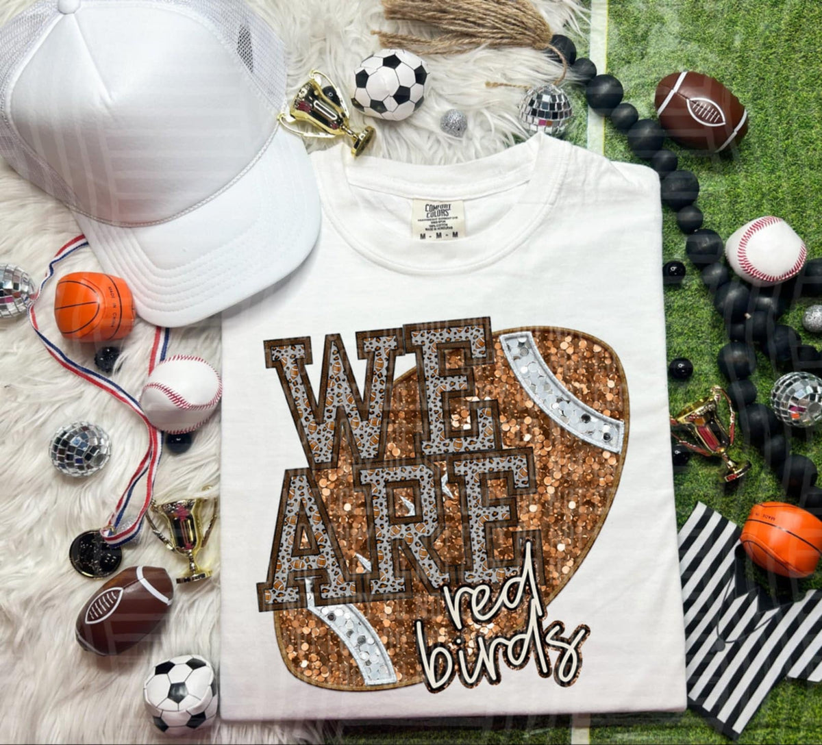 We Are Red Birds (caplinger) football DTF Transfer
