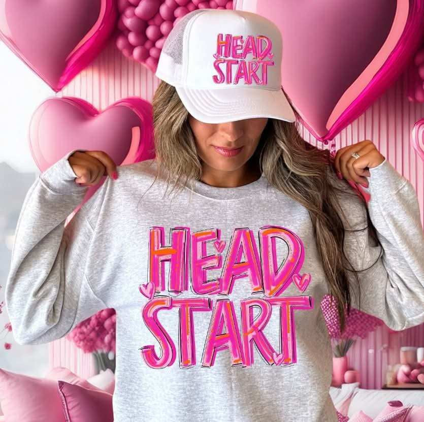 Head start pink brushstroke (S&G) 79649 DTF transfer