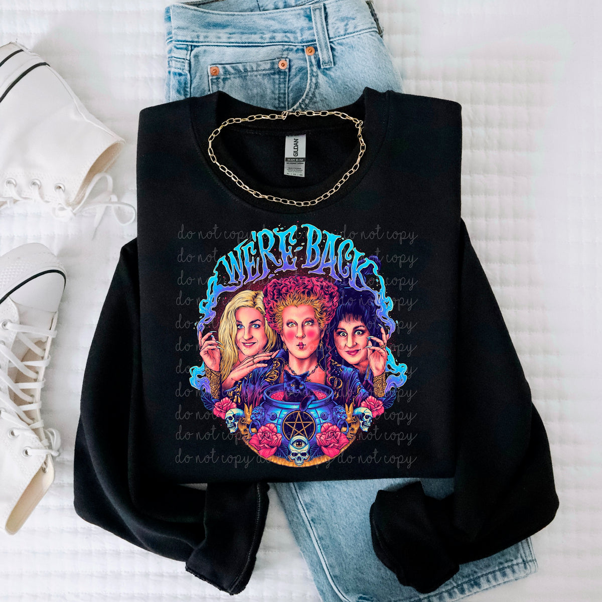 We’re Back Witches 113869 DTF transfer