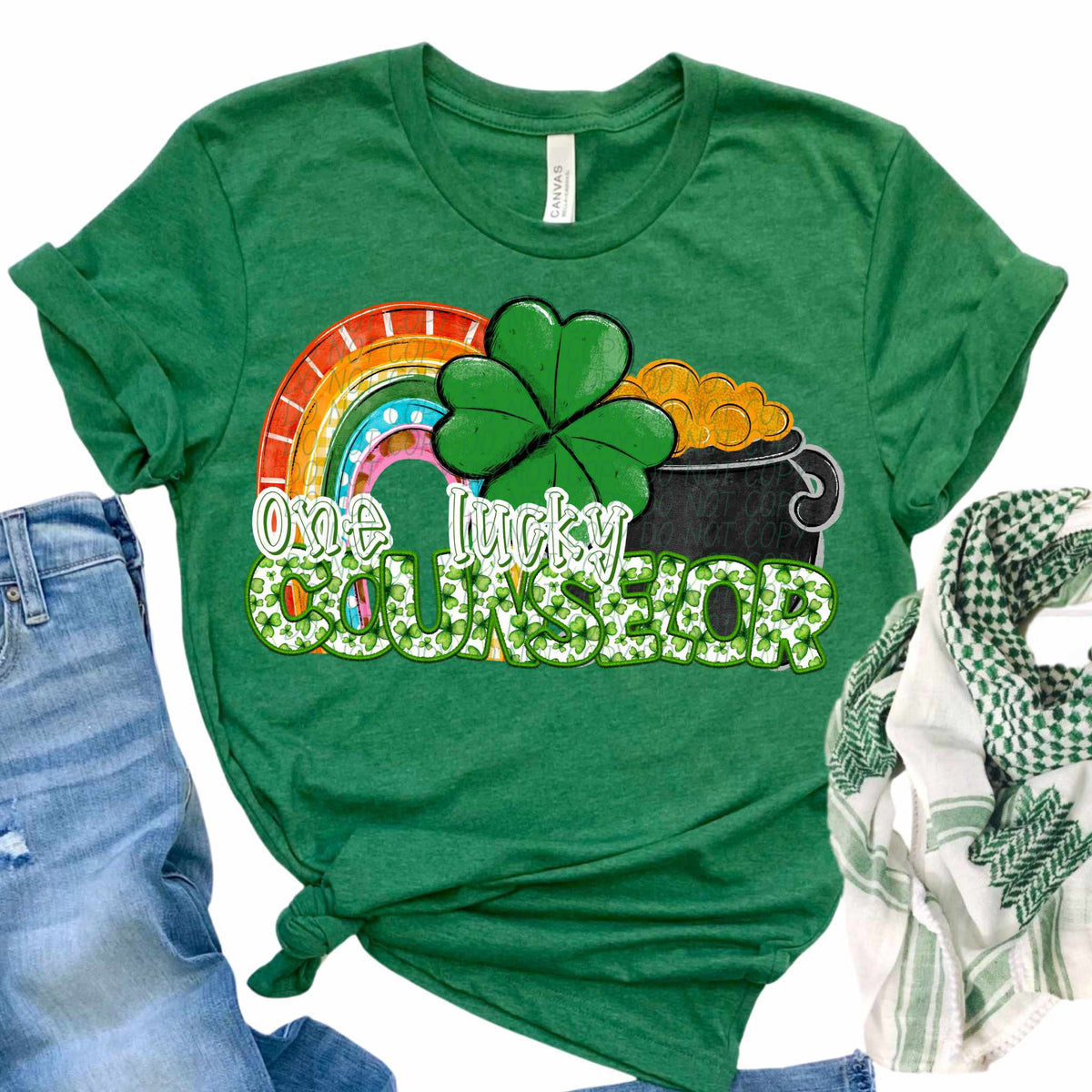 One lucky counselor (CITY) 84111 DTF transfer