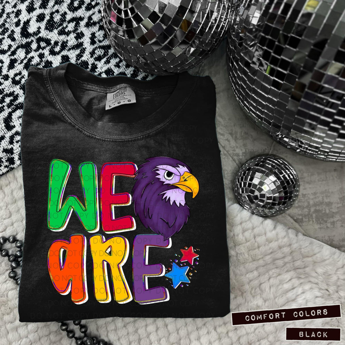 We are falcons purple (Caplinger) 100673 DTF transfer