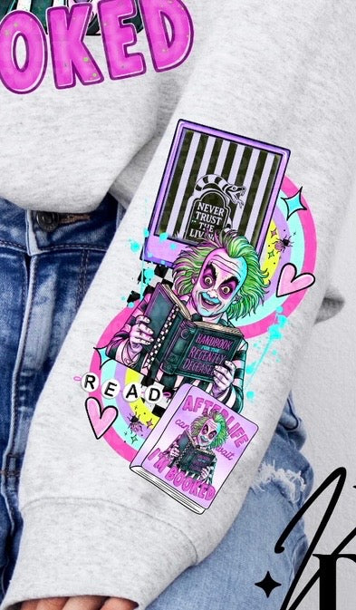 Afterlife can wait I’m booked sleeve DTF Transfer