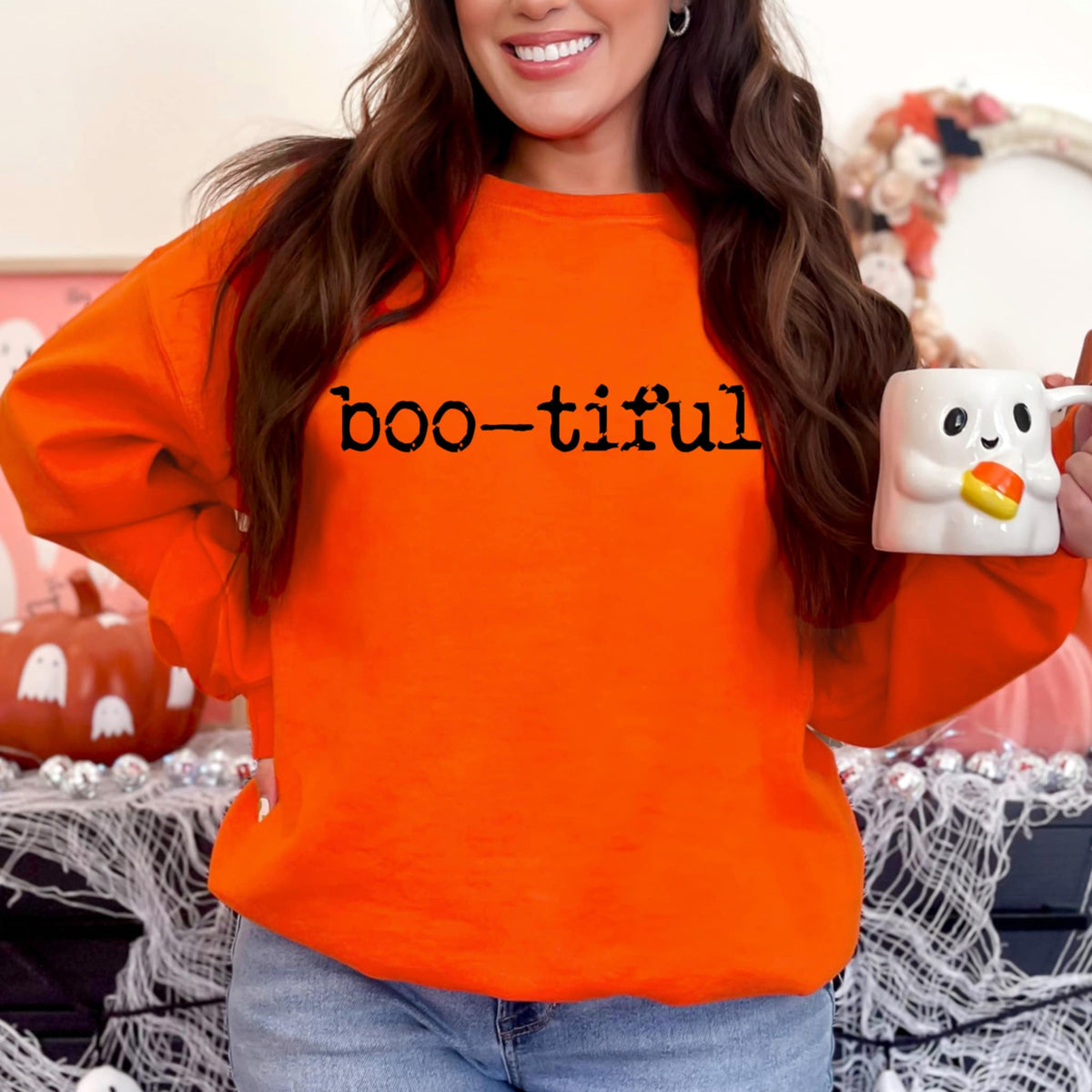 Boo-tiful black font (abd) DTF transfer