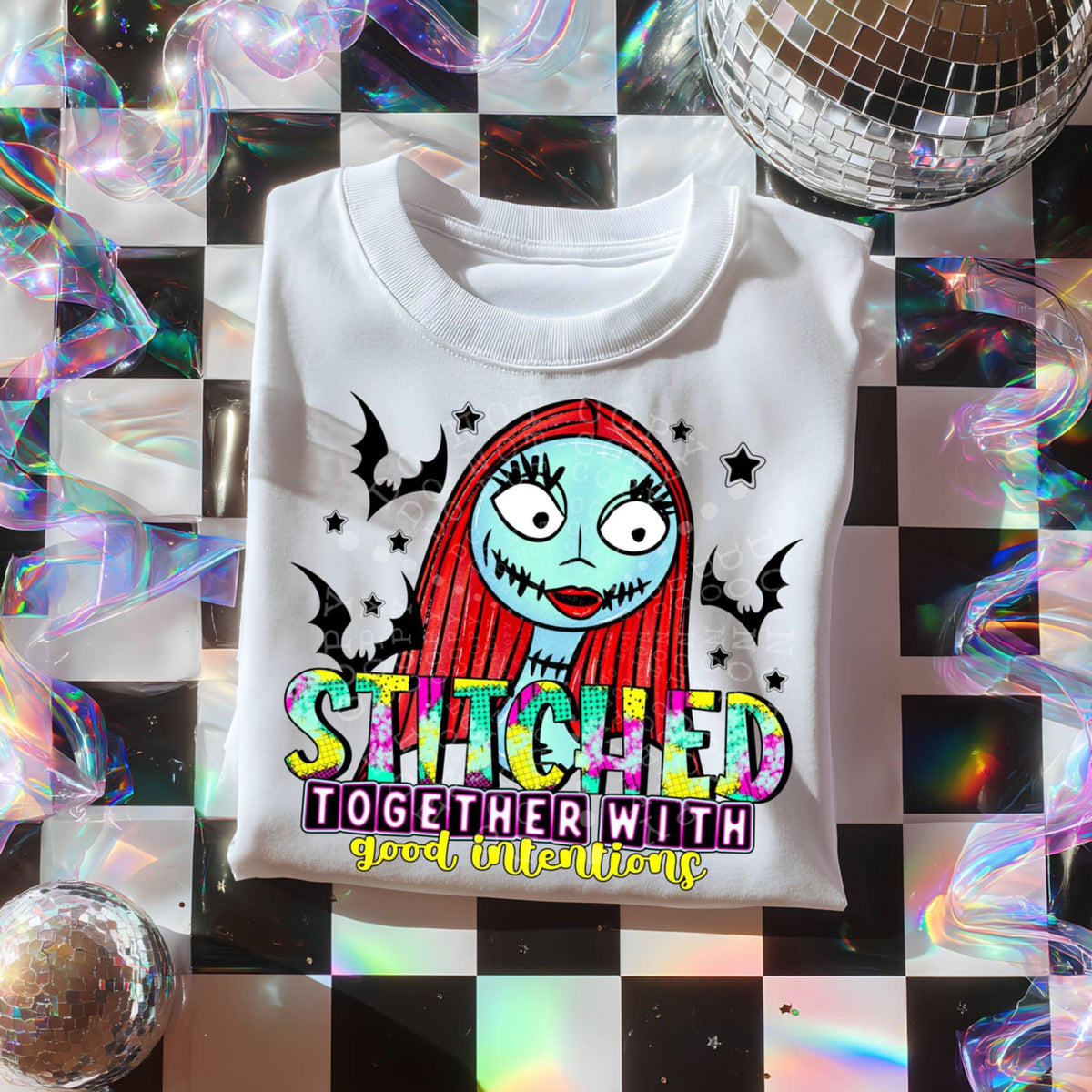 Stitched together 103292 DTF transfer