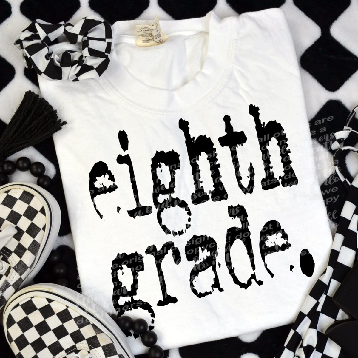 Eighth Grade black (TTD) DTF transfer