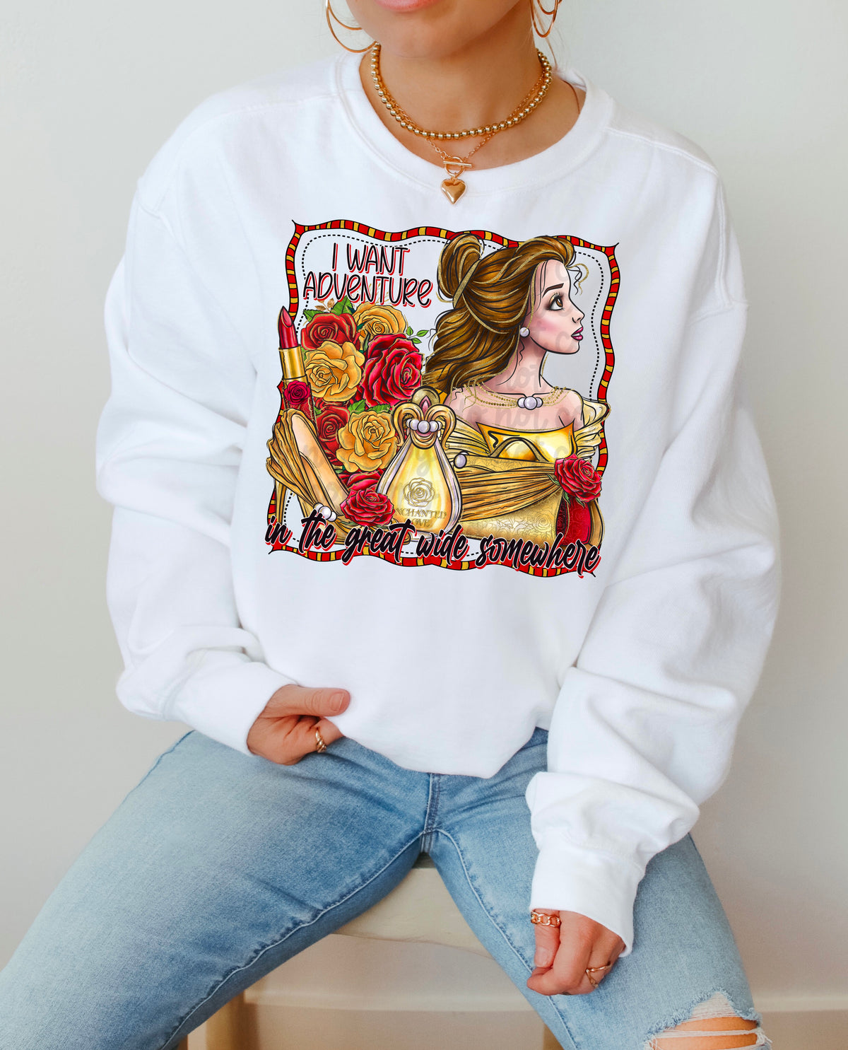 I want adventure Princess (DDD) DTF transfer