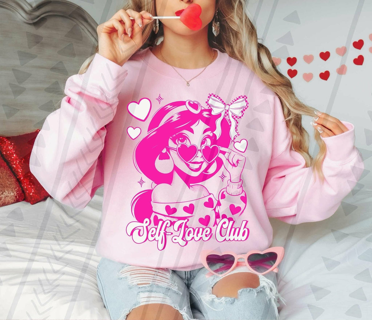 Self love club J (Tgg) DTF Transfer