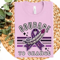 Courage to change (HW) 58373 DTF transfer