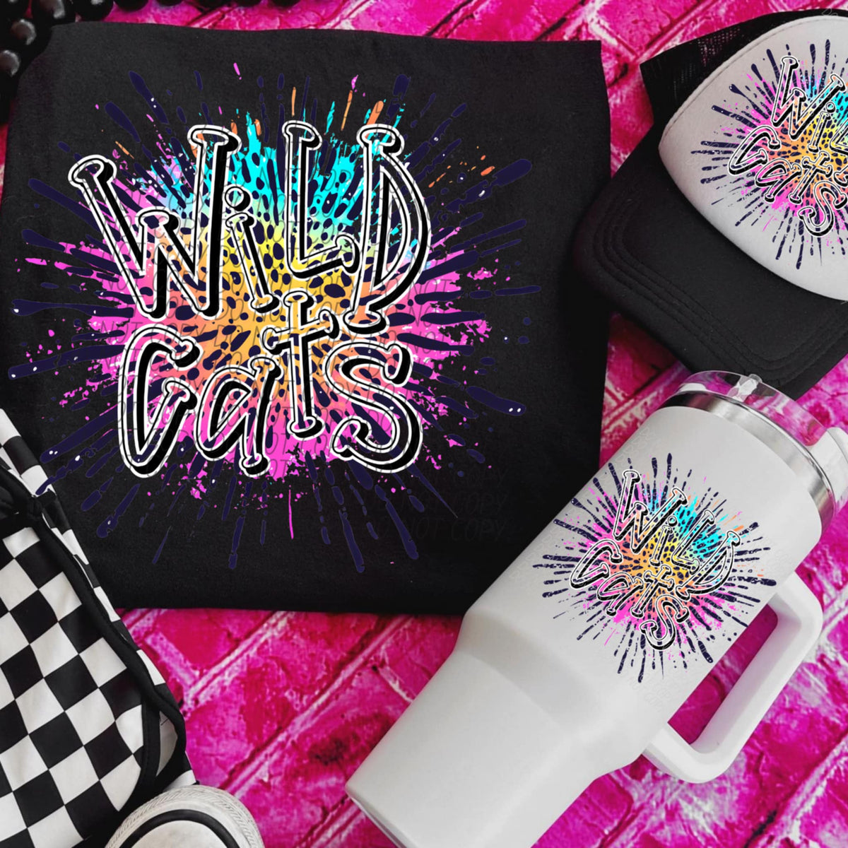 Colorful Burst Mascots (City)