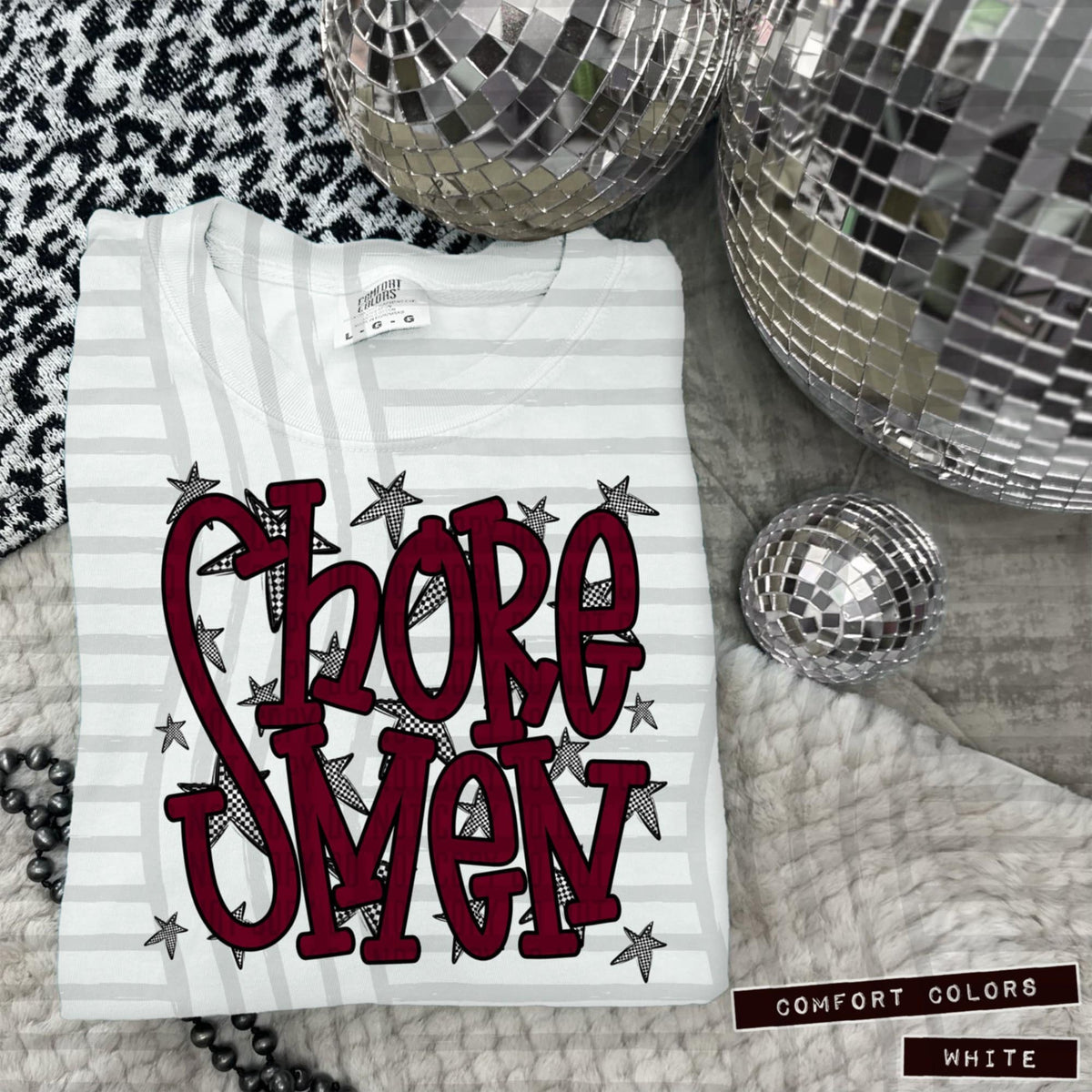 Maroon Staggered Mascots (Caplinger)