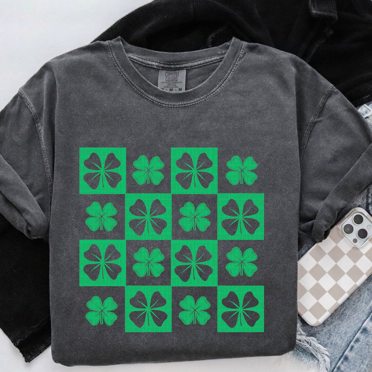 Clover collage 95177 DTF transfer