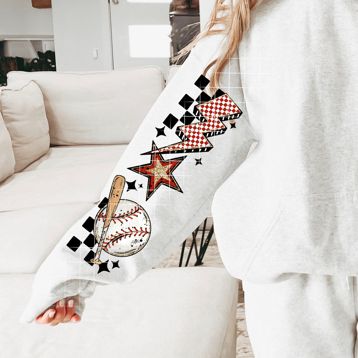 Baseball (SET OF TWO SLEEVES) CSC DTF transfer