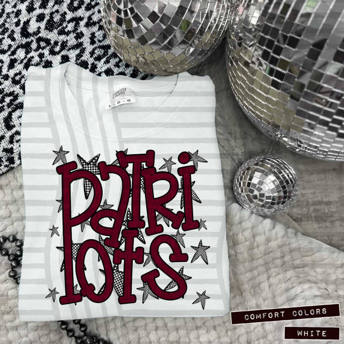 Maroon Staggered Mascots (Caplinger)