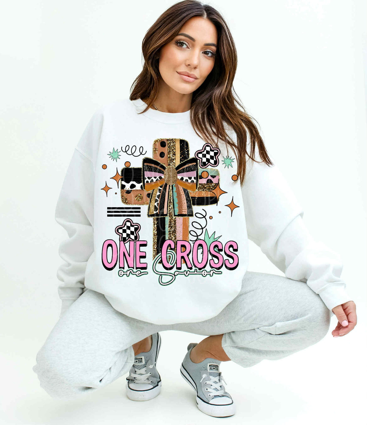 One cross one savior EXCLUSIVE DTF Transfer