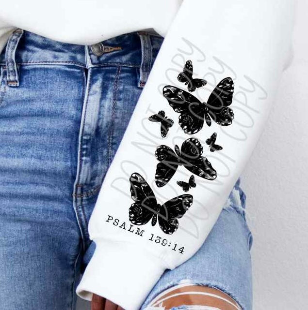 Fearfully and wonderfully made sleeve (PH) 67676 DTF transfer