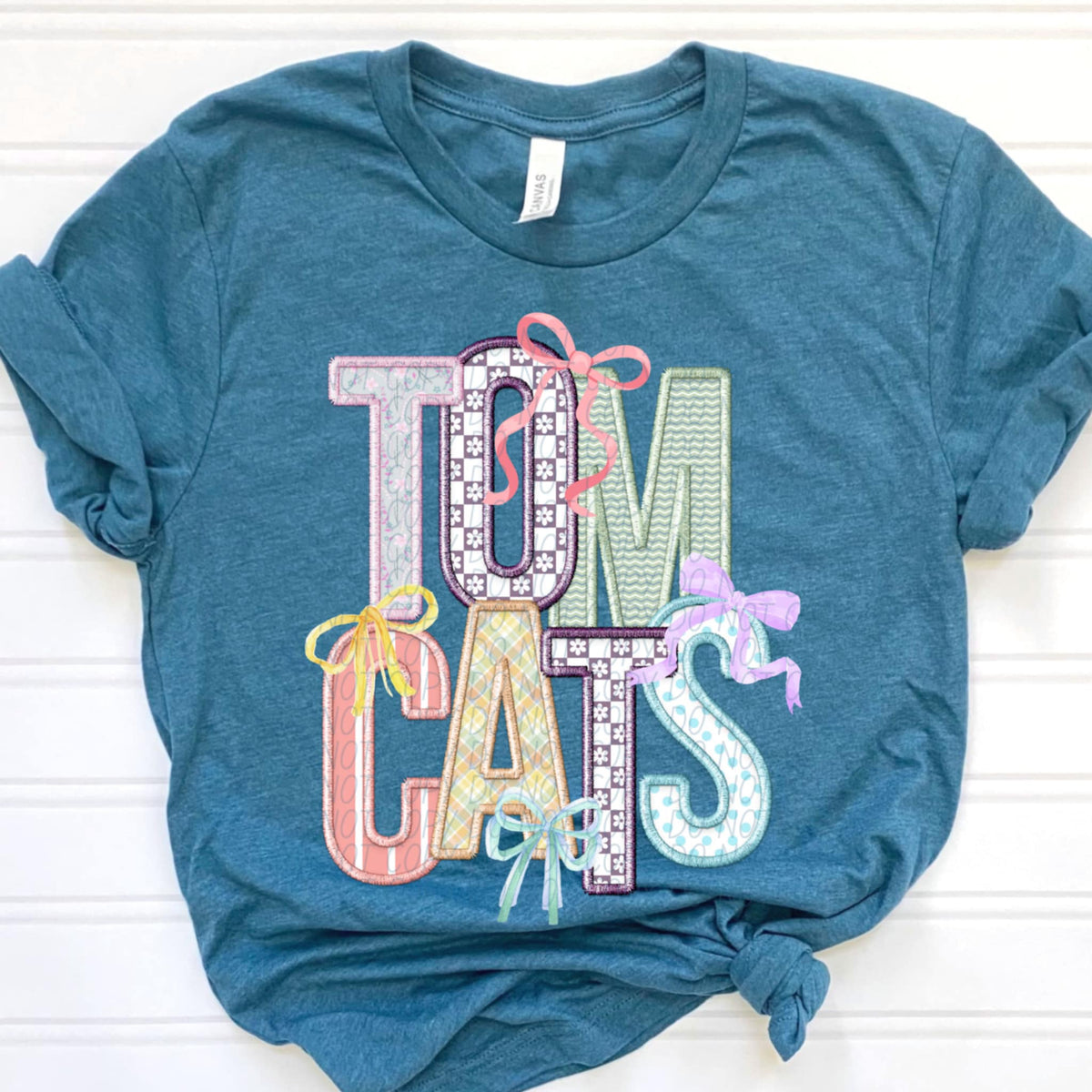 Tomcats Spring Bow Mascots (CITY) 97156 DTF transfer