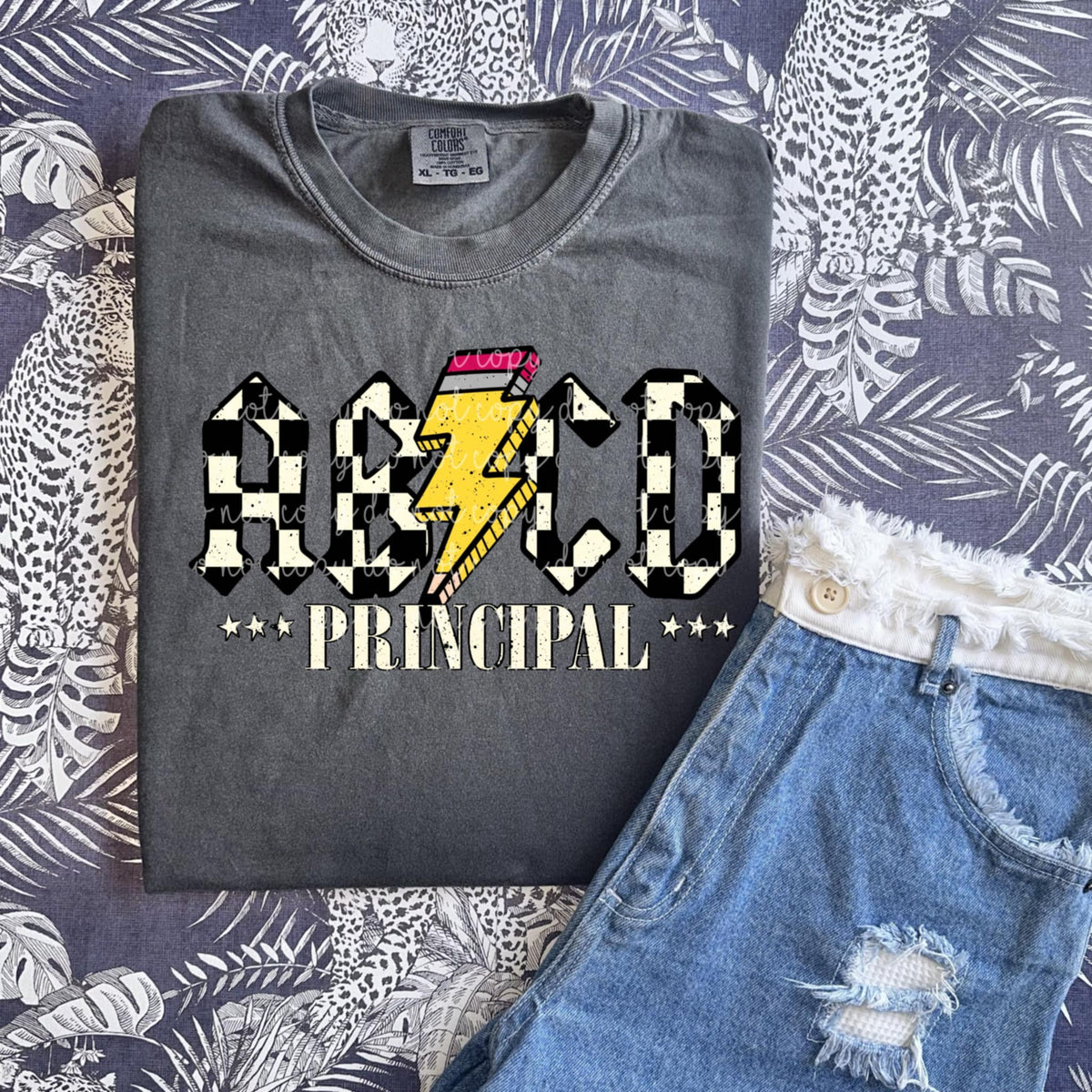 Principal ABCD checker MMD DTF transfer