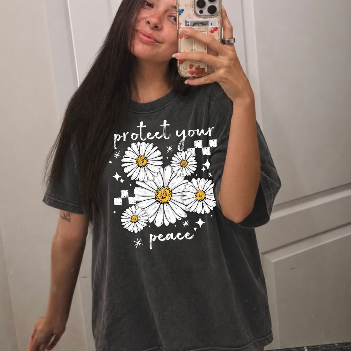 Protect your peace daisys Sunday Special DTF transfer