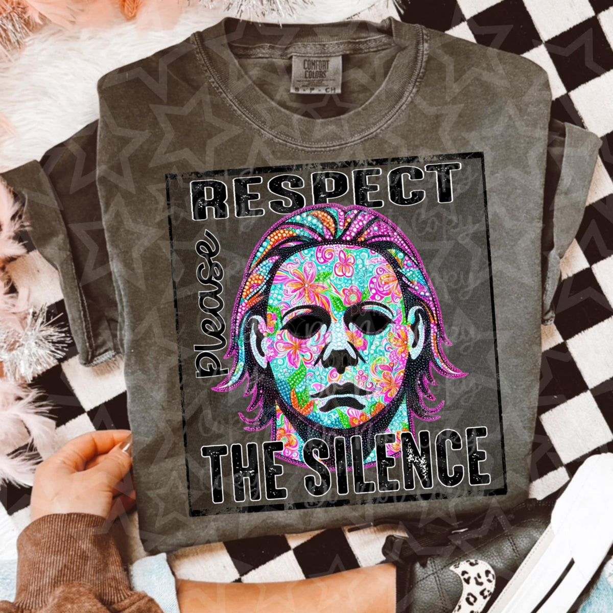 Please respect the silence (Virgo) 109213 DTF transfer