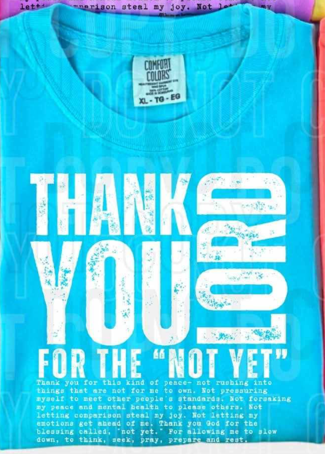 Thank you Lord for the not yet WHITE (SBB) DTF transfer