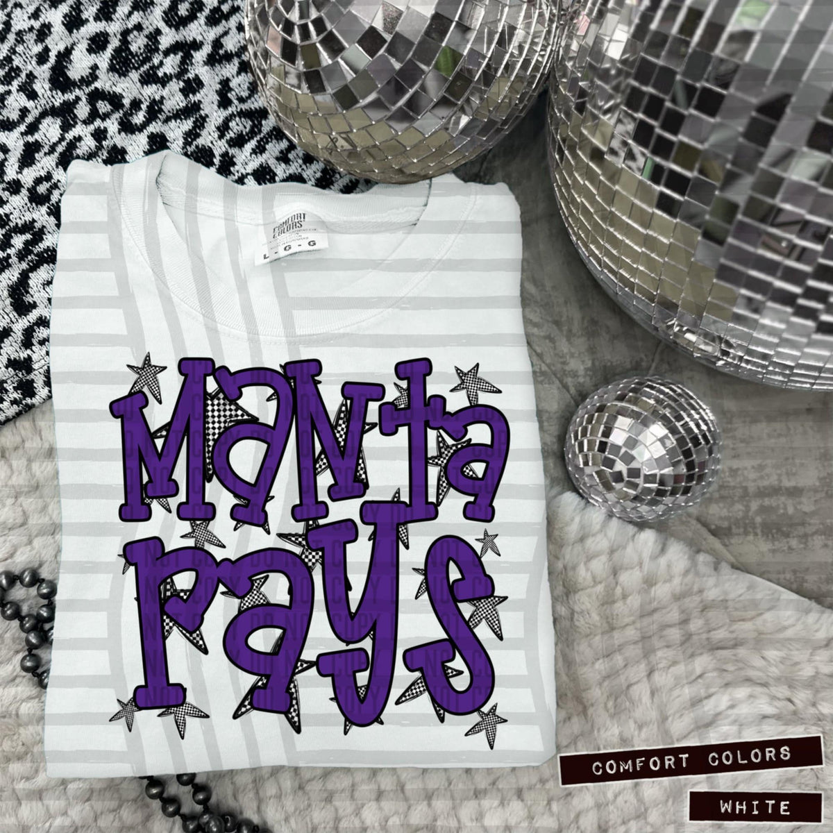 Purple Staggered Mascots (Caplinger)